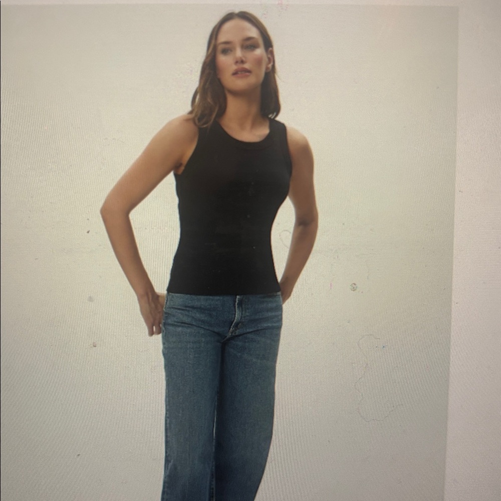Michael Stars Classic Black Paloma Tank Top